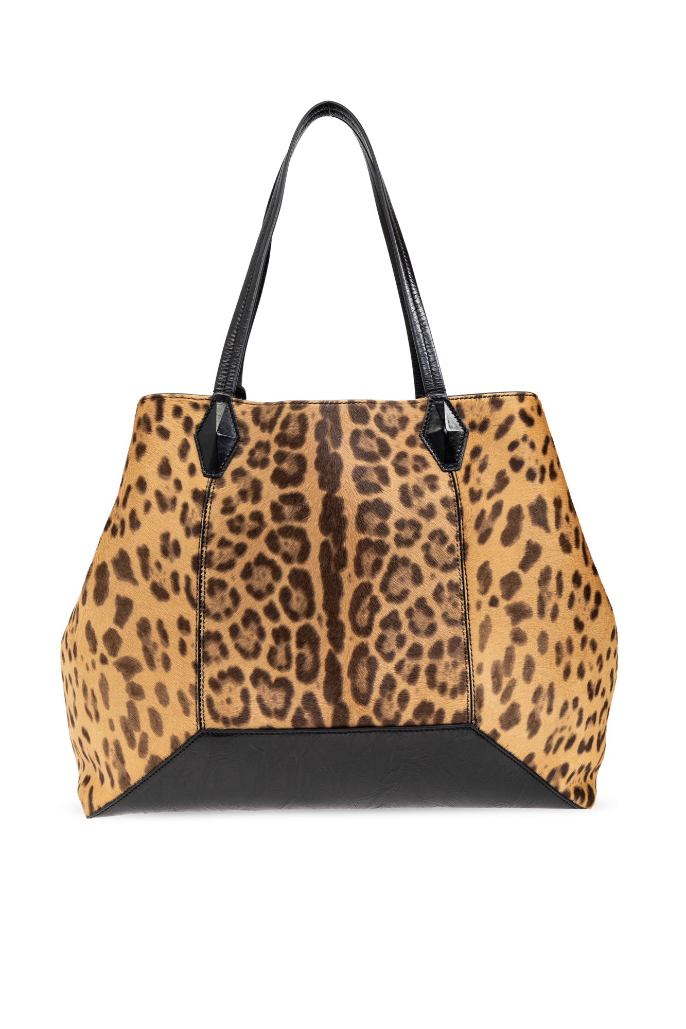 【25SS NEW】Jimmy Choo/Diamond Large レオパード トートバッグ Jimmy Choo Bag Diamond Large in shopper style | Women's Bags